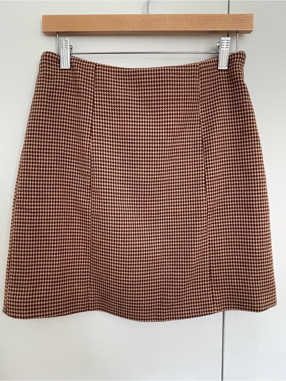 Favorite Daughter Houndstooth A-Line Skirt